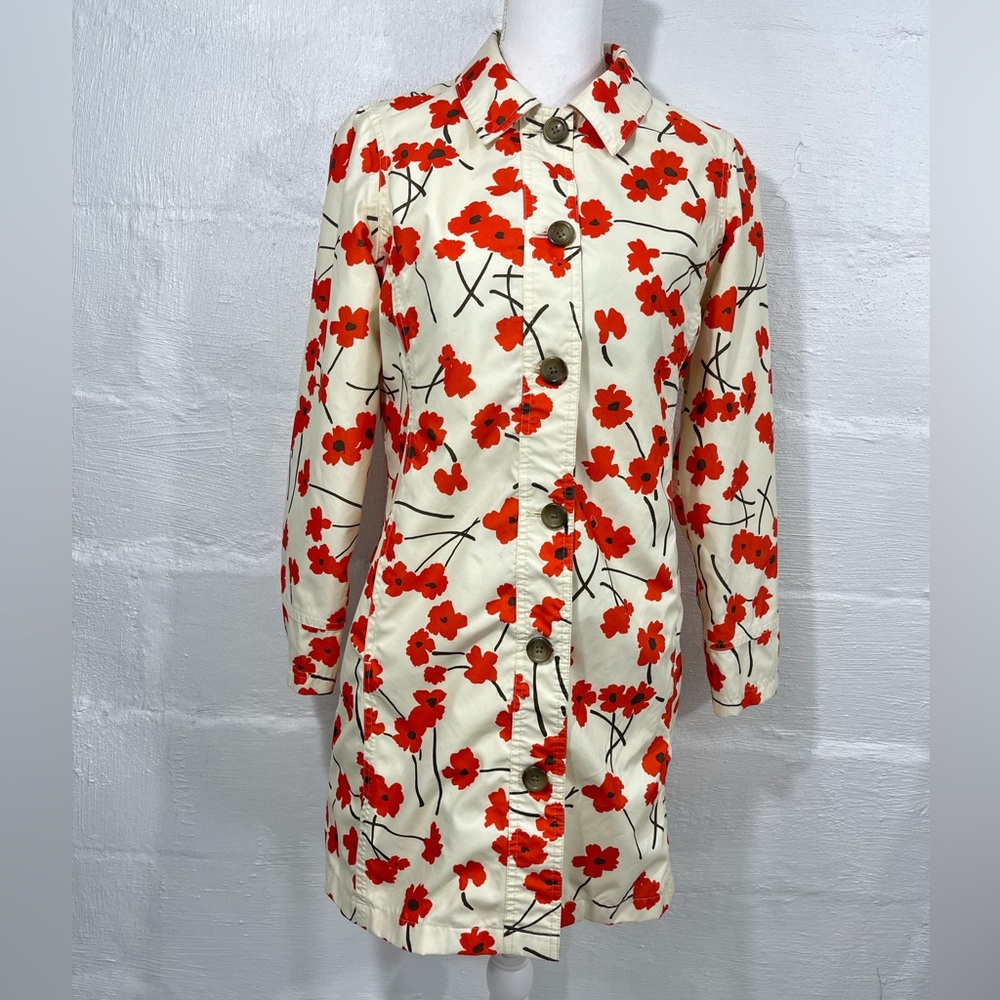 LANDS' END FLORAL POPPY RAIN COAT - Picture 9 of 16